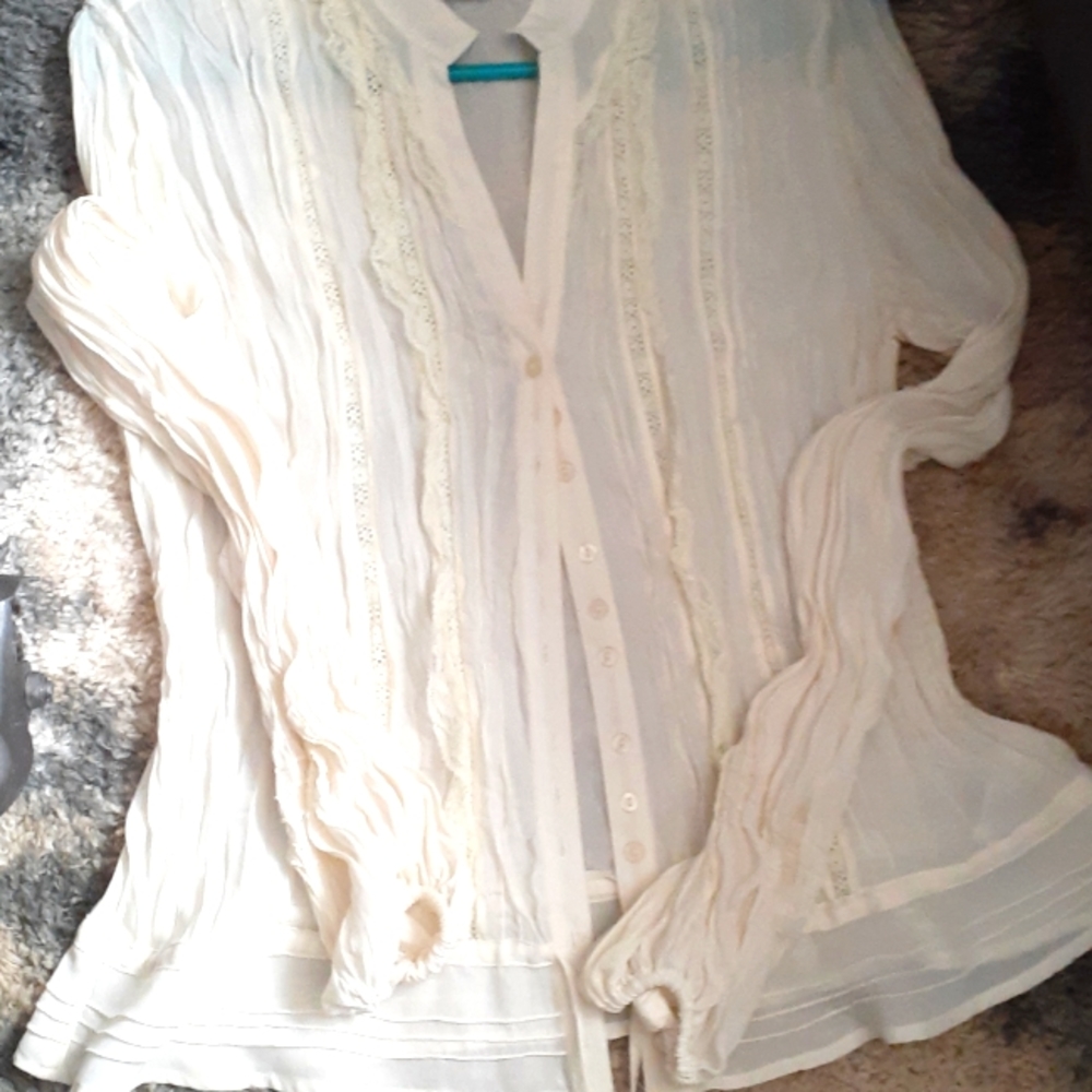 Beautiful cream blouse